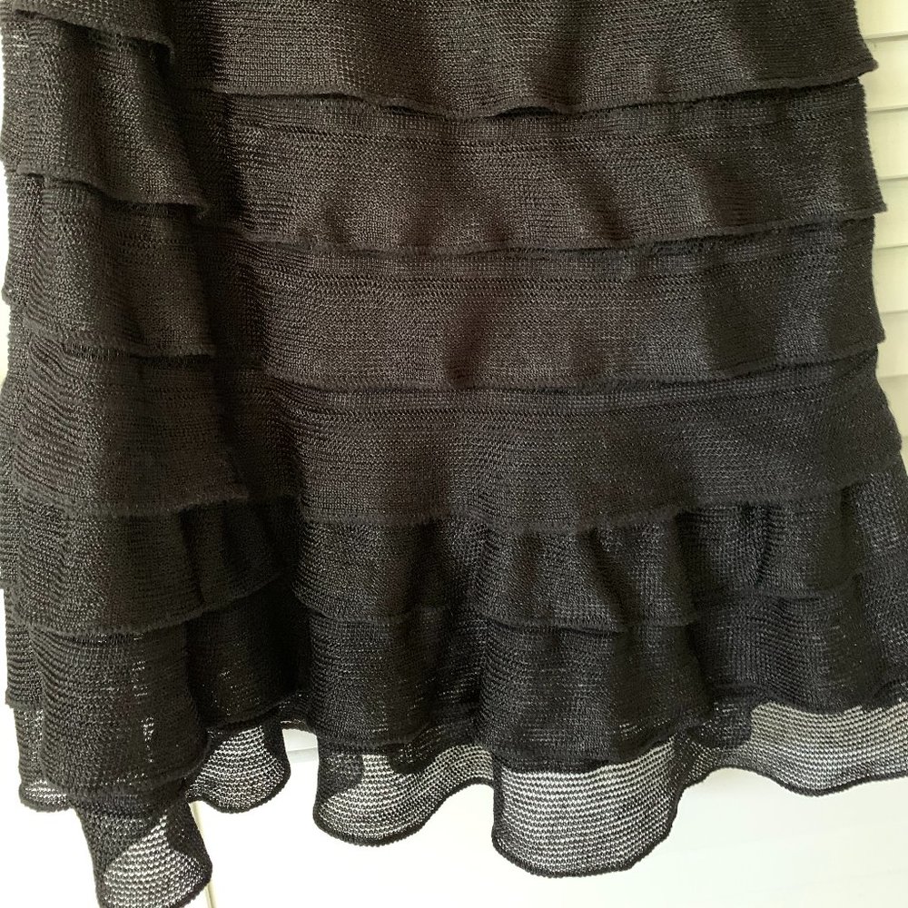 Max Studio M Ruffled One Shoulder Cocktail Dress - Picture 5 of 5